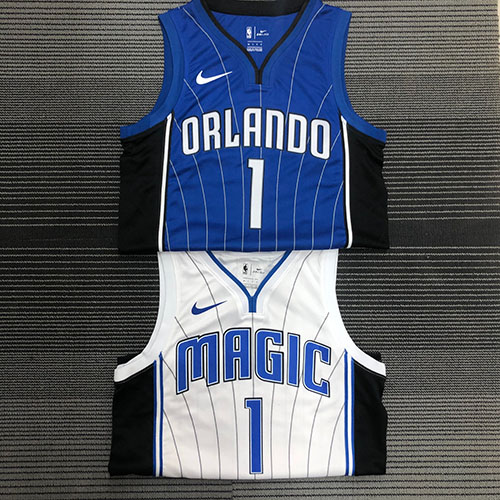 75th anniversary Orlando Magic NBA basketball adult Hot press White blue